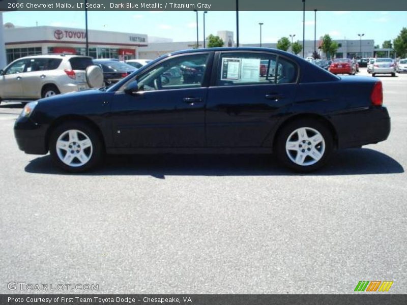 Dark Blue Metallic / Titanium Gray 2006 Chevrolet Malibu LT Sedan