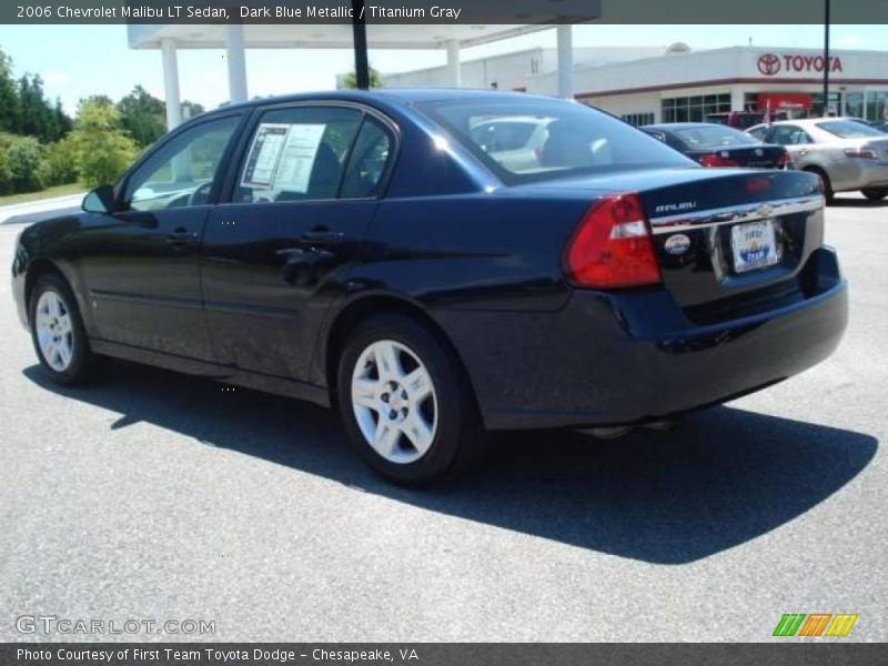 Dark Blue Metallic / Titanium Gray 2006 Chevrolet Malibu LT Sedan