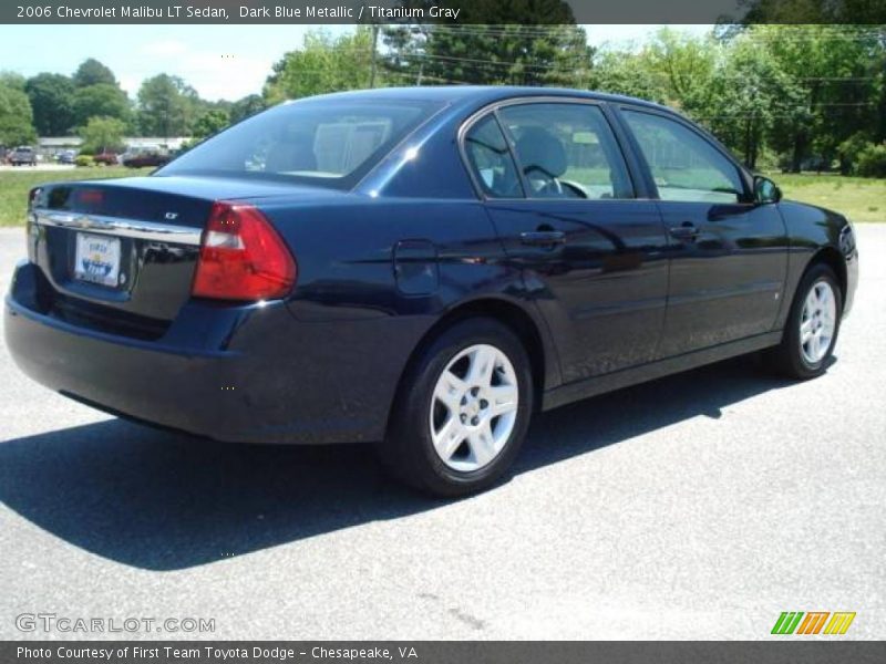 Dark Blue Metallic / Titanium Gray 2006 Chevrolet Malibu LT Sedan