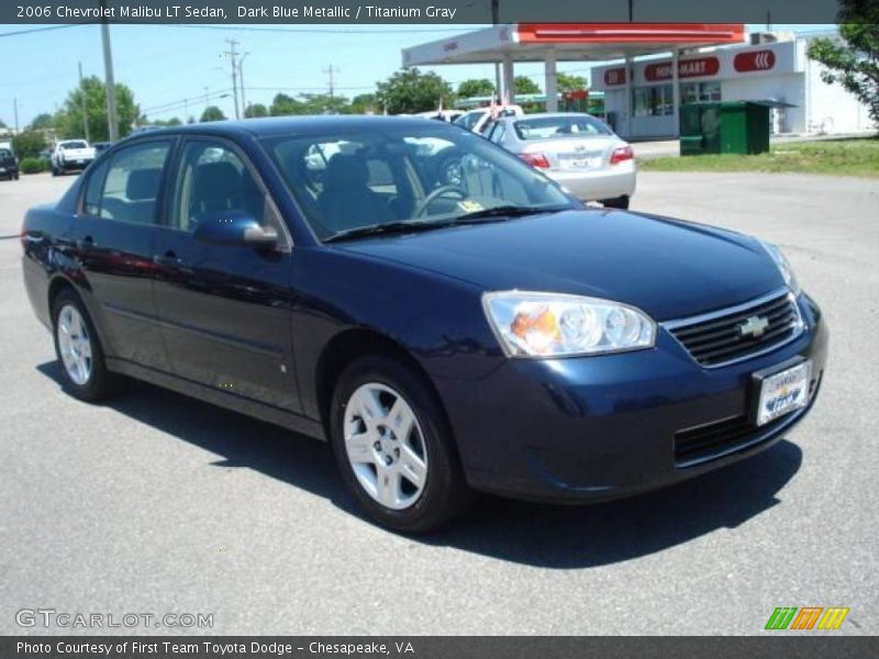 Dark Blue Metallic / Titanium Gray 2006 Chevrolet Malibu LT Sedan