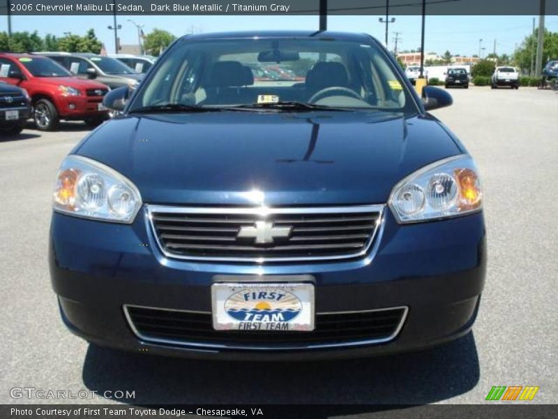 Dark Blue Metallic / Titanium Gray 2006 Chevrolet Malibu LT Sedan