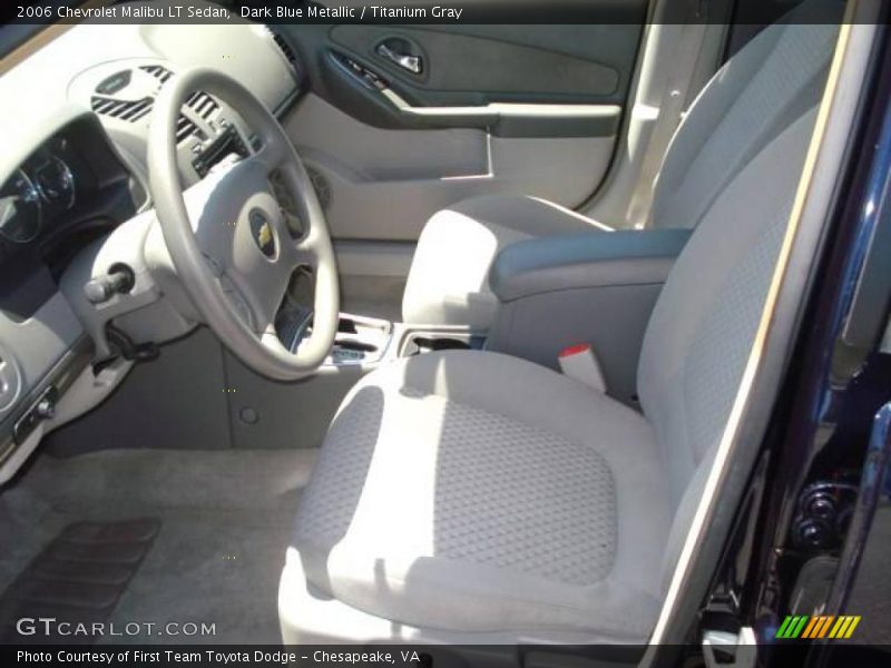 Dark Blue Metallic / Titanium Gray 2006 Chevrolet Malibu LT Sedan