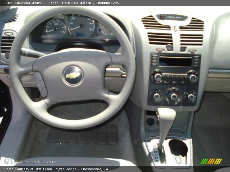 Dark Blue Metallic / Titanium Gray 2006 Chevrolet Malibu LT Sedan