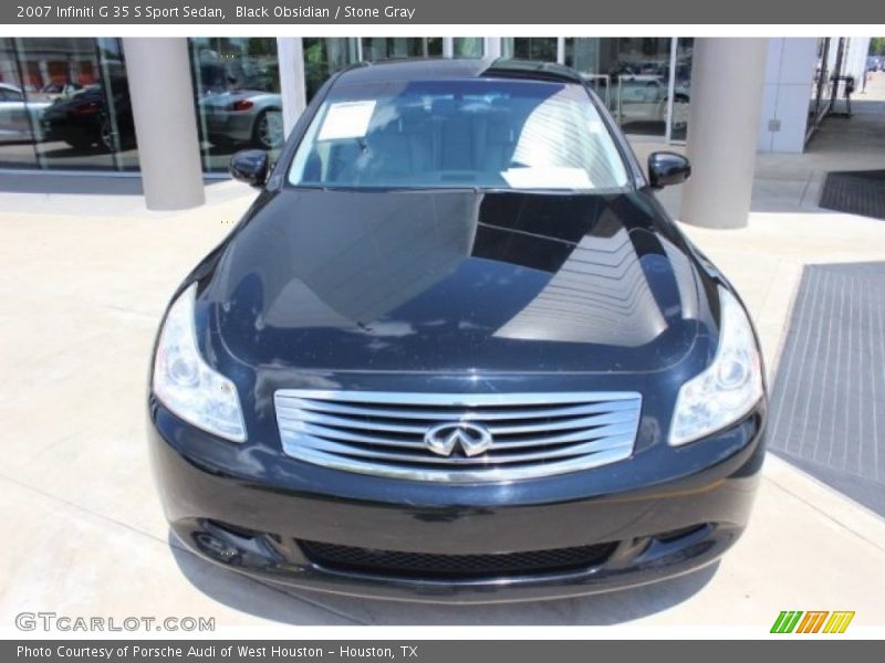 Black Obsidian / Stone Gray 2007 Infiniti G 35 S Sport Sedan