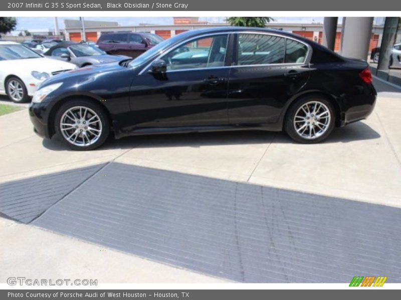 Black Obsidian / Stone Gray 2007 Infiniti G 35 S Sport Sedan