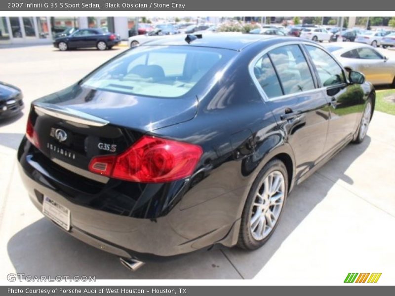 Black Obsidian / Stone Gray 2007 Infiniti G 35 S Sport Sedan