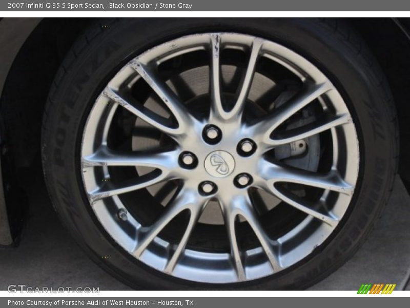 Black Obsidian / Stone Gray 2007 Infiniti G 35 S Sport Sedan