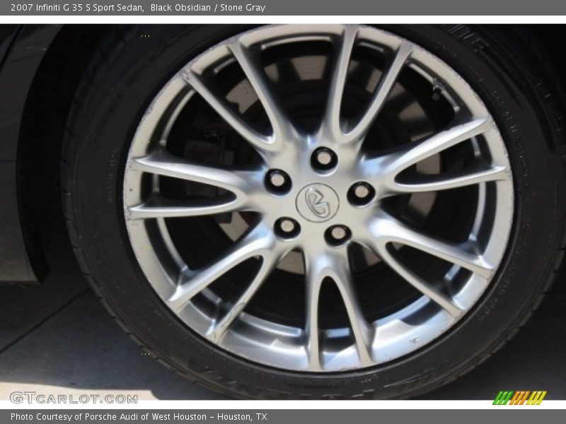 Black Obsidian / Stone Gray 2007 Infiniti G 35 S Sport Sedan