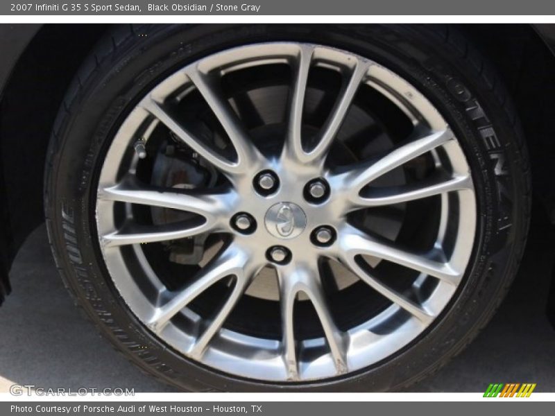 Black Obsidian / Stone Gray 2007 Infiniti G 35 S Sport Sedan