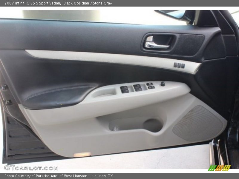 Black Obsidian / Stone Gray 2007 Infiniti G 35 S Sport Sedan
