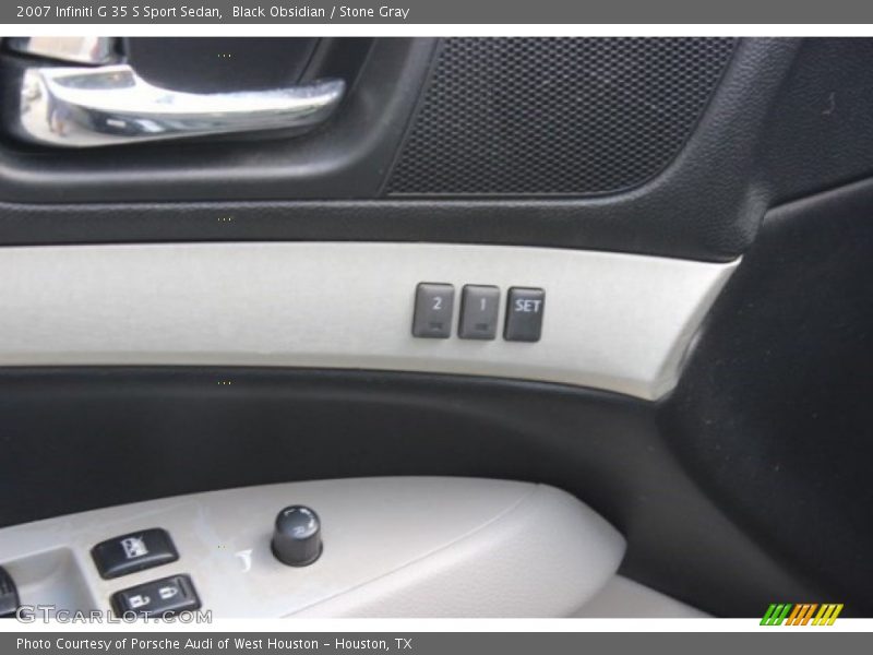 Black Obsidian / Stone Gray 2007 Infiniti G 35 S Sport Sedan