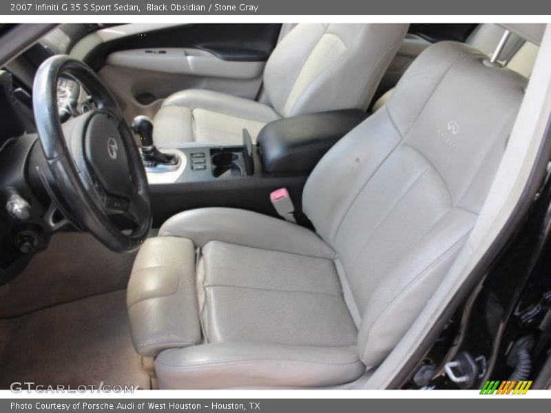 Black Obsidian / Stone Gray 2007 Infiniti G 35 S Sport Sedan