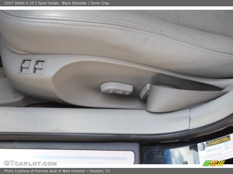 Black Obsidian / Stone Gray 2007 Infiniti G 35 S Sport Sedan