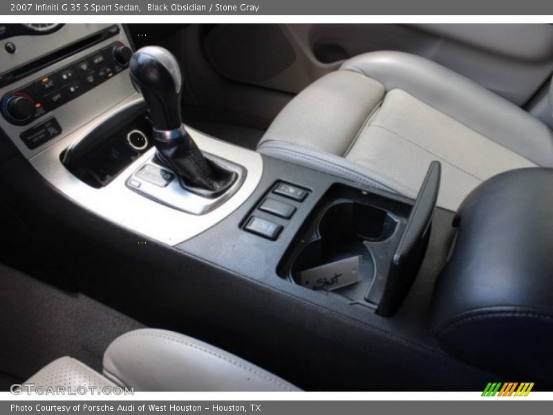 Black Obsidian / Stone Gray 2007 Infiniti G 35 S Sport Sedan