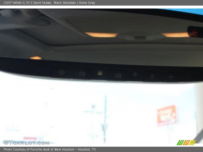 Black Obsidian / Stone Gray 2007 Infiniti G 35 S Sport Sedan