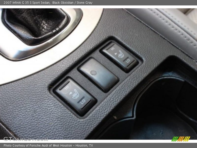 Black Obsidian / Stone Gray 2007 Infiniti G 35 S Sport Sedan