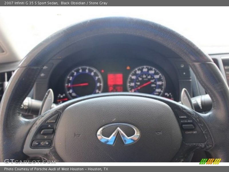 Black Obsidian / Stone Gray 2007 Infiniti G 35 S Sport Sedan
