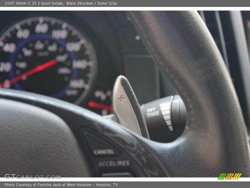 Black Obsidian / Stone Gray 2007 Infiniti G 35 S Sport Sedan