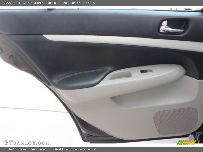 Black Obsidian / Stone Gray 2007 Infiniti G 35 S Sport Sedan