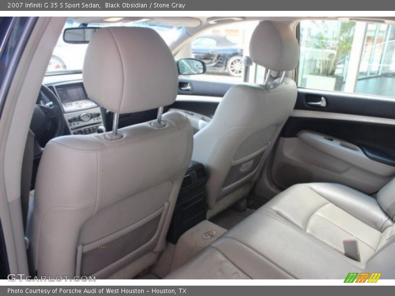 Black Obsidian / Stone Gray 2007 Infiniti G 35 S Sport Sedan