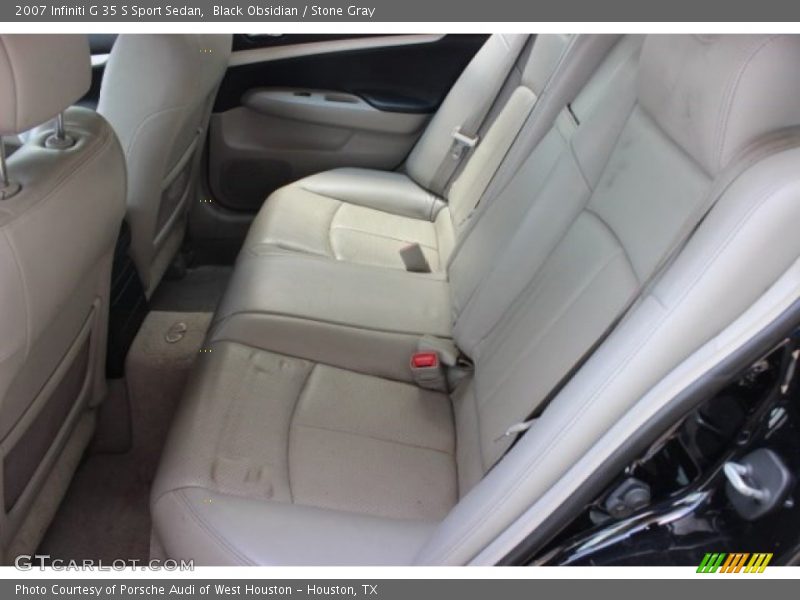 Black Obsidian / Stone Gray 2007 Infiniti G 35 S Sport Sedan