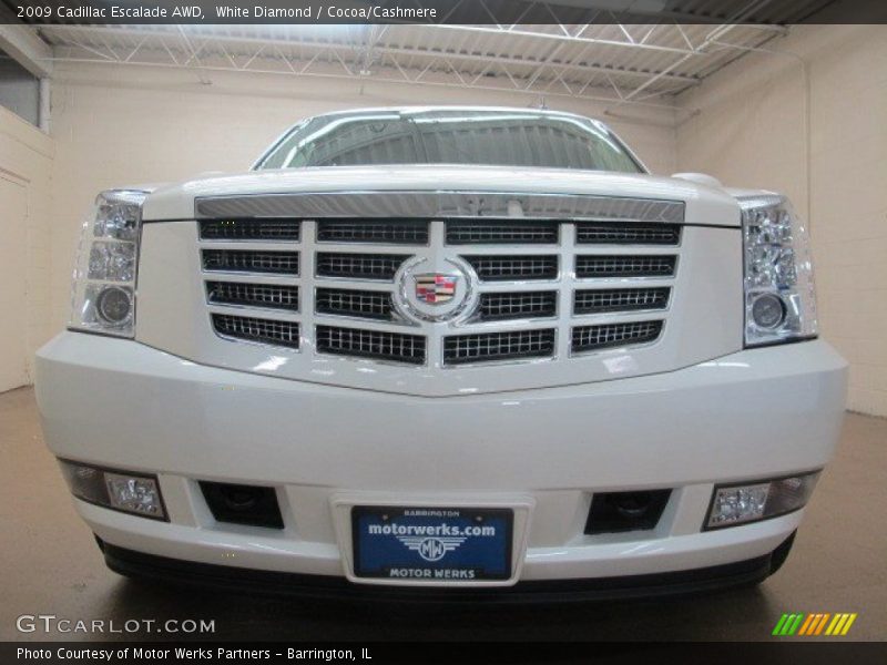 White Diamond / Cocoa/Cashmere 2009 Cadillac Escalade AWD