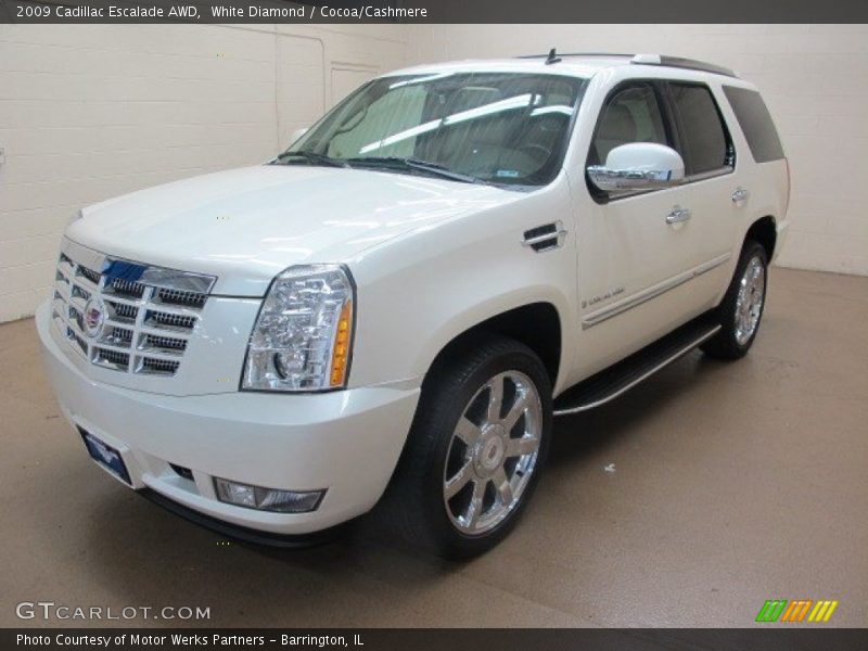 White Diamond / Cocoa/Cashmere 2009 Cadillac Escalade AWD