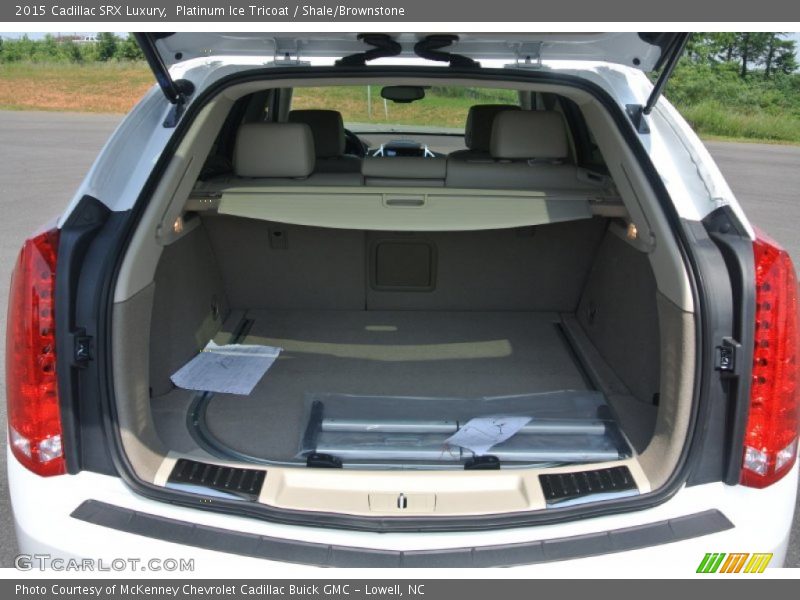 Platinum Ice Tricoat / Shale/Brownstone 2015 Cadillac SRX Luxury