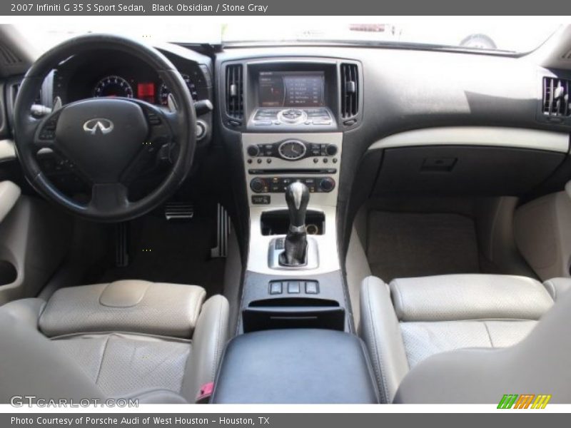 Black Obsidian / Stone Gray 2007 Infiniti G 35 S Sport Sedan