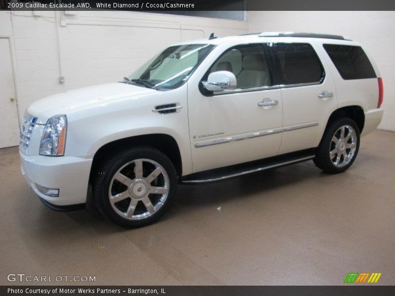 White Diamond / Cocoa/Cashmere 2009 Cadillac Escalade AWD