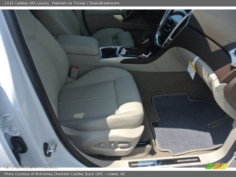 Platinum Ice Tricoat / Shale/Brownstone 2015 Cadillac SRX Luxury