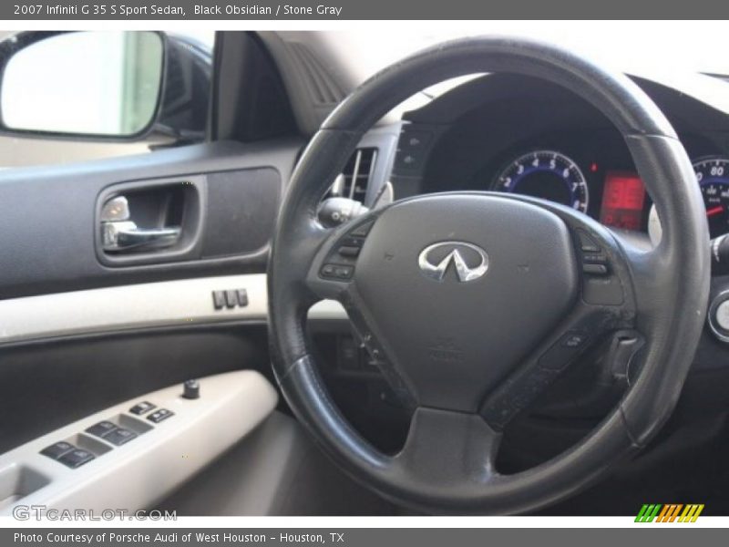 Black Obsidian / Stone Gray 2007 Infiniti G 35 S Sport Sedan