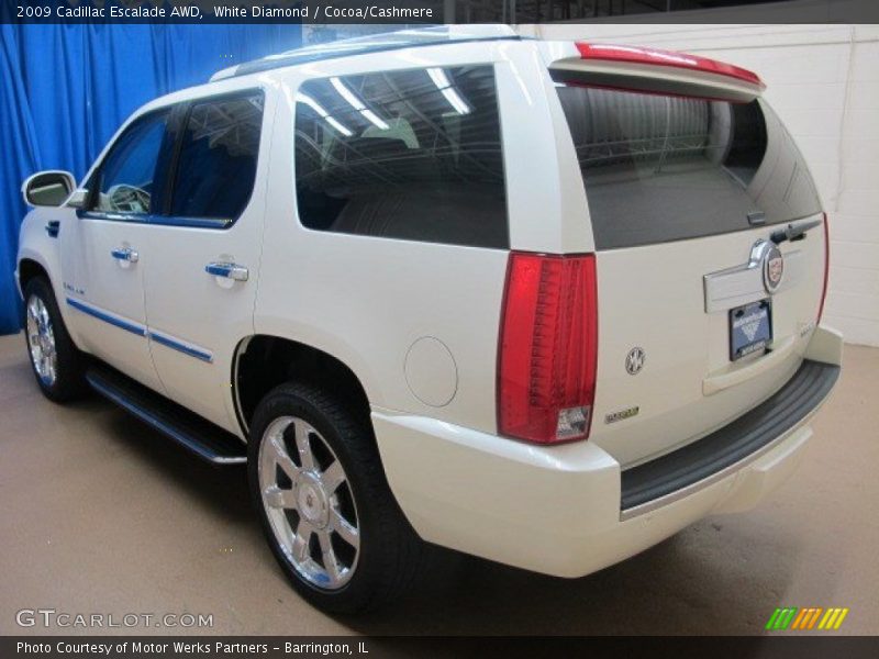 White Diamond / Cocoa/Cashmere 2009 Cadillac Escalade AWD