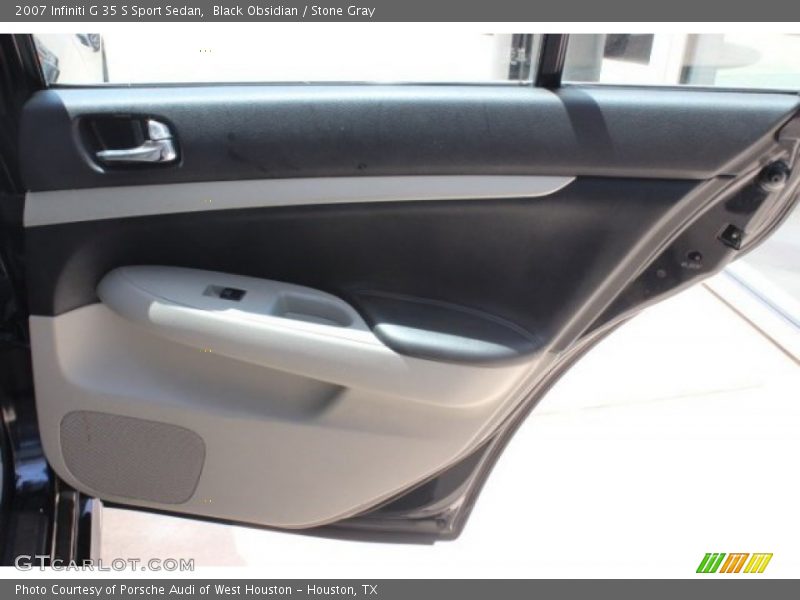 Black Obsidian / Stone Gray 2007 Infiniti G 35 S Sport Sedan