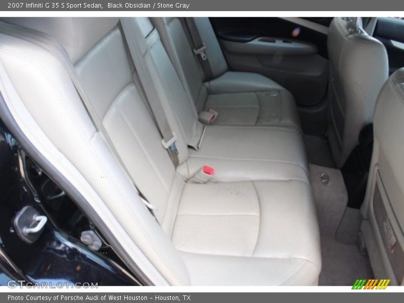 Black Obsidian / Stone Gray 2007 Infiniti G 35 S Sport Sedan