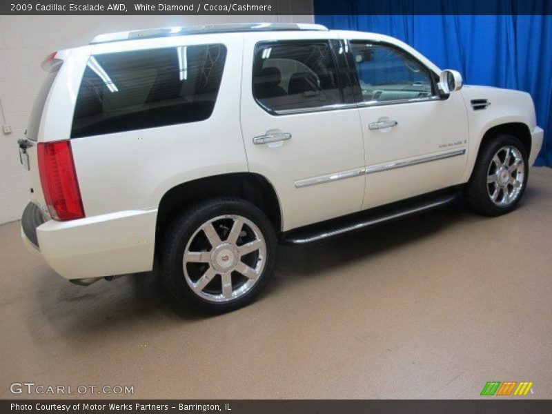 White Diamond / Cocoa/Cashmere 2009 Cadillac Escalade AWD