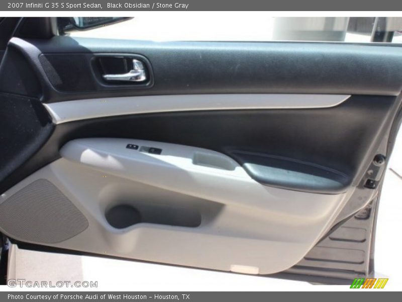 Black Obsidian / Stone Gray 2007 Infiniti G 35 S Sport Sedan