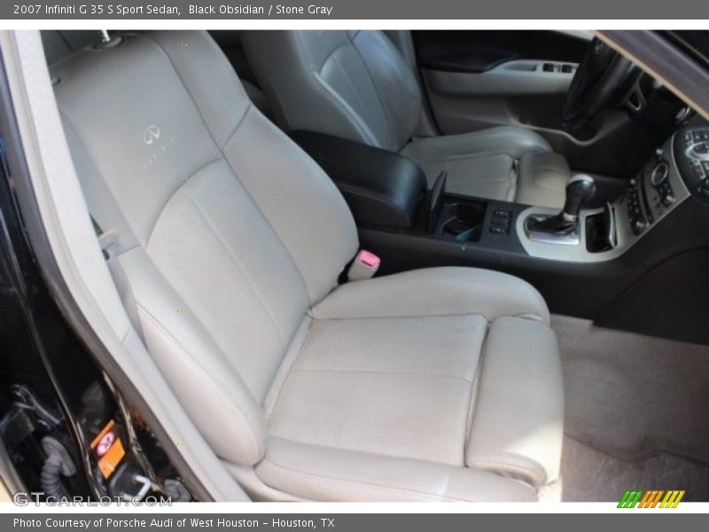 Black Obsidian / Stone Gray 2007 Infiniti G 35 S Sport Sedan