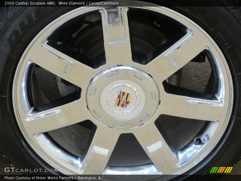 White Diamond / Cocoa/Cashmere 2009 Cadillac Escalade AWD