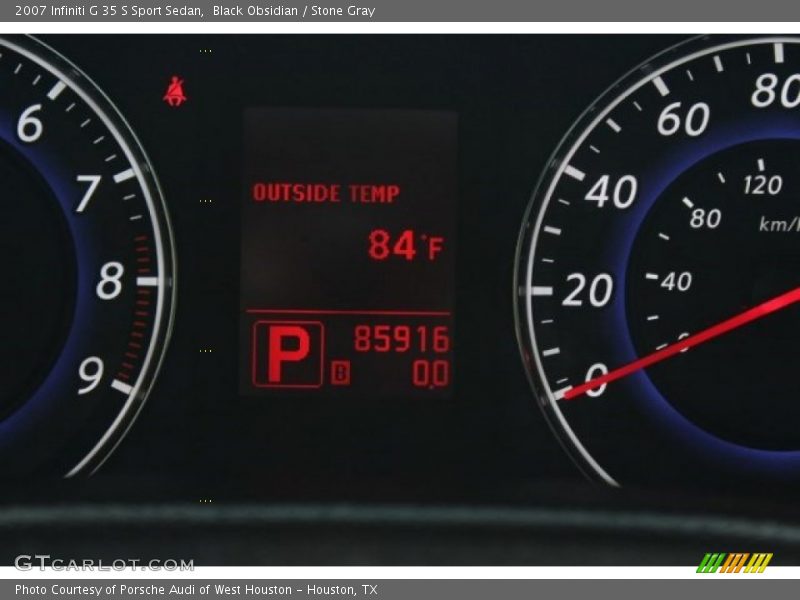 Black Obsidian / Stone Gray 2007 Infiniti G 35 S Sport Sedan