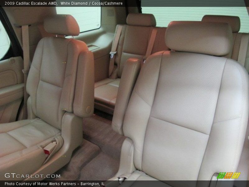 White Diamond / Cocoa/Cashmere 2009 Cadillac Escalade AWD