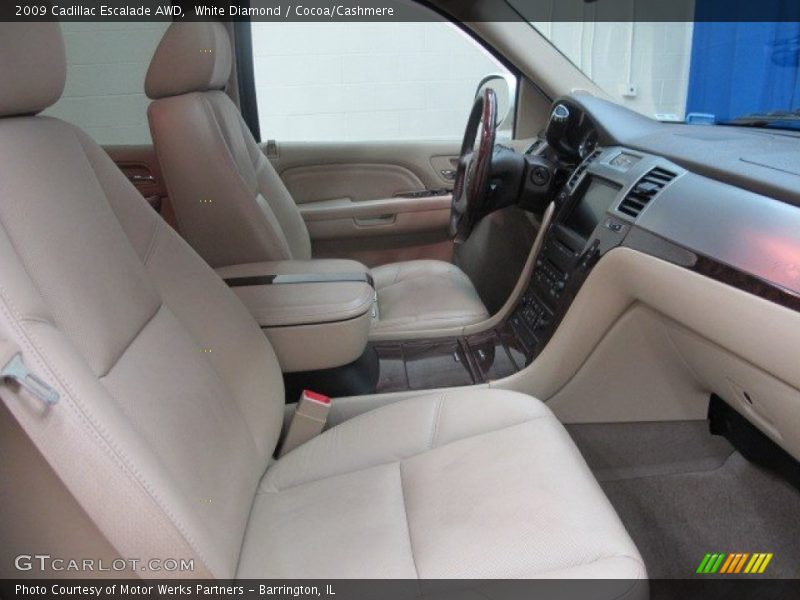 White Diamond / Cocoa/Cashmere 2009 Cadillac Escalade AWD