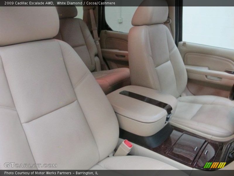White Diamond / Cocoa/Cashmere 2009 Cadillac Escalade AWD