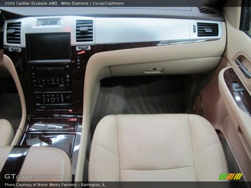 White Diamond / Cocoa/Cashmere 2009 Cadillac Escalade AWD