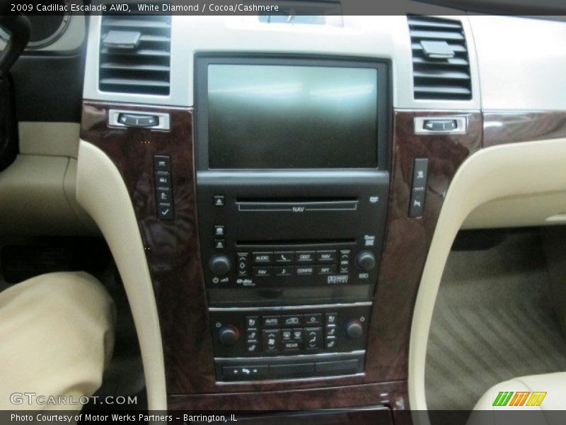 White Diamond / Cocoa/Cashmere 2009 Cadillac Escalade AWD