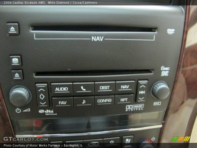 White Diamond / Cocoa/Cashmere 2009 Cadillac Escalade AWD