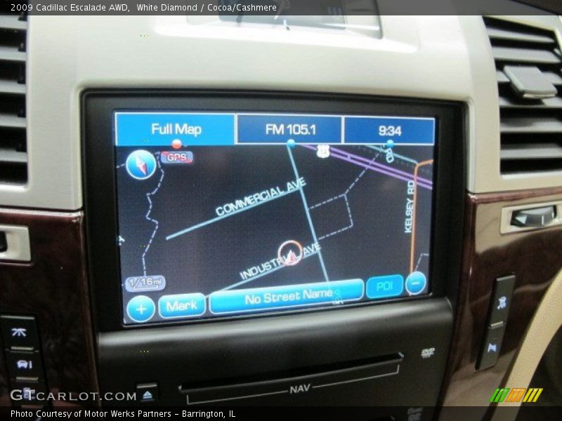 White Diamond / Cocoa/Cashmere 2009 Cadillac Escalade AWD