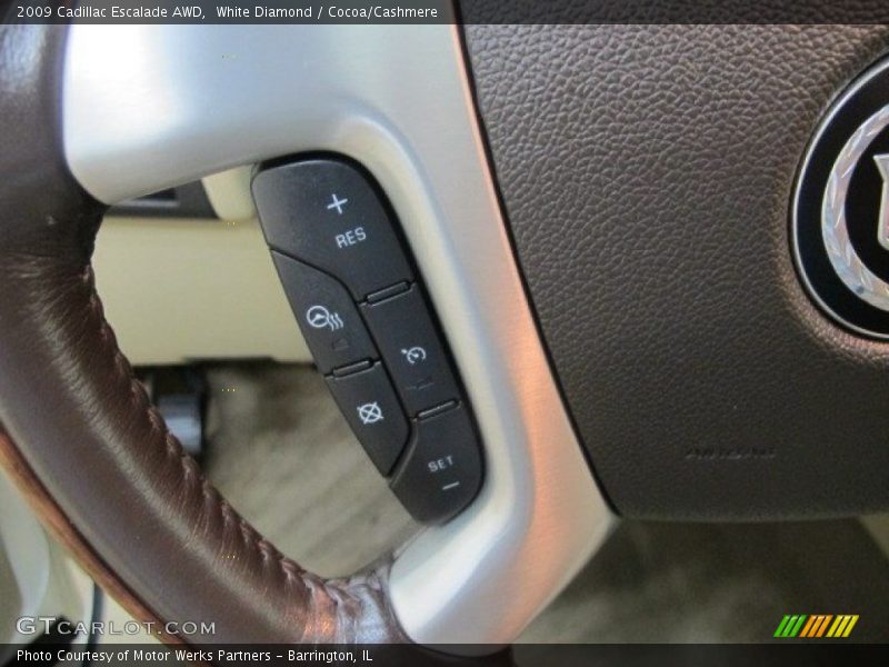White Diamond / Cocoa/Cashmere 2009 Cadillac Escalade AWD