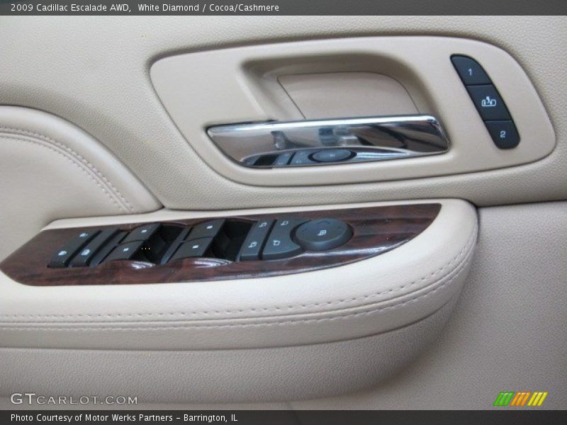 White Diamond / Cocoa/Cashmere 2009 Cadillac Escalade AWD
