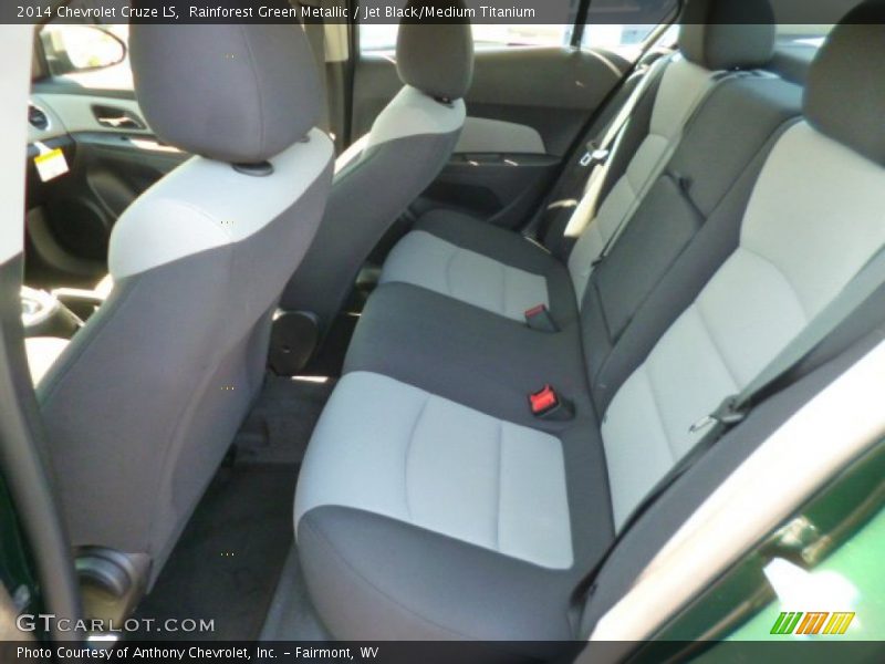 Rainforest Green Metallic / Jet Black/Medium Titanium 2014 Chevrolet Cruze LS